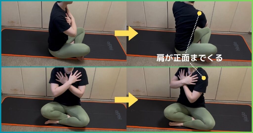 脊柱起立筋の硬さチェック 方法