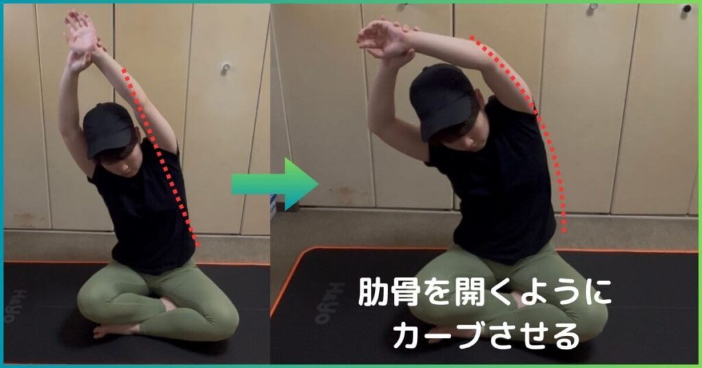 脊柱起立筋 ストレッチのコツ