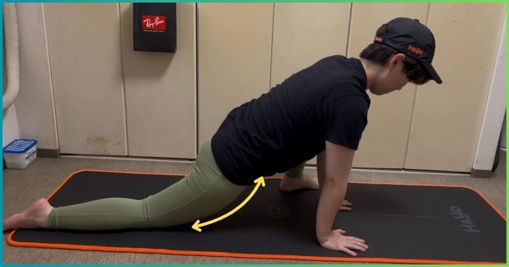 腸腰筋のストレッチ